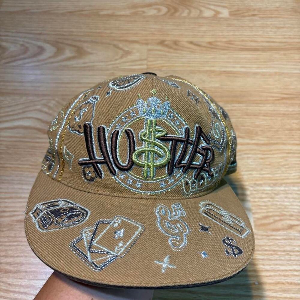 Y2k 90s Rare Hip Hop and Skater Style Hustler embroidered cap